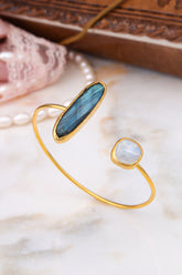 Labradorite & Moonston Bracelets